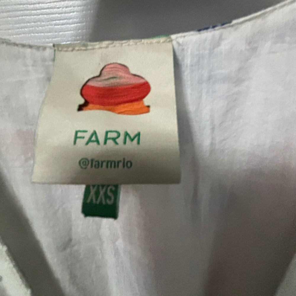 FARM Rio Summer Garden Cotton Maxi Dress Size XXS - Picture 7 of 11